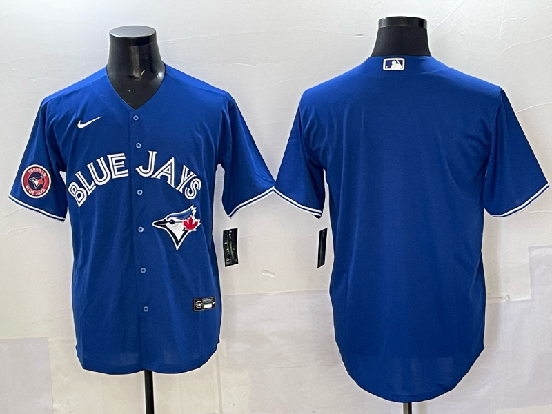 Men Toronto Blue Jays blank Blue Game 2025 Nike MLB Jersey style 0087->toronto blue jays->MLB Jersey
